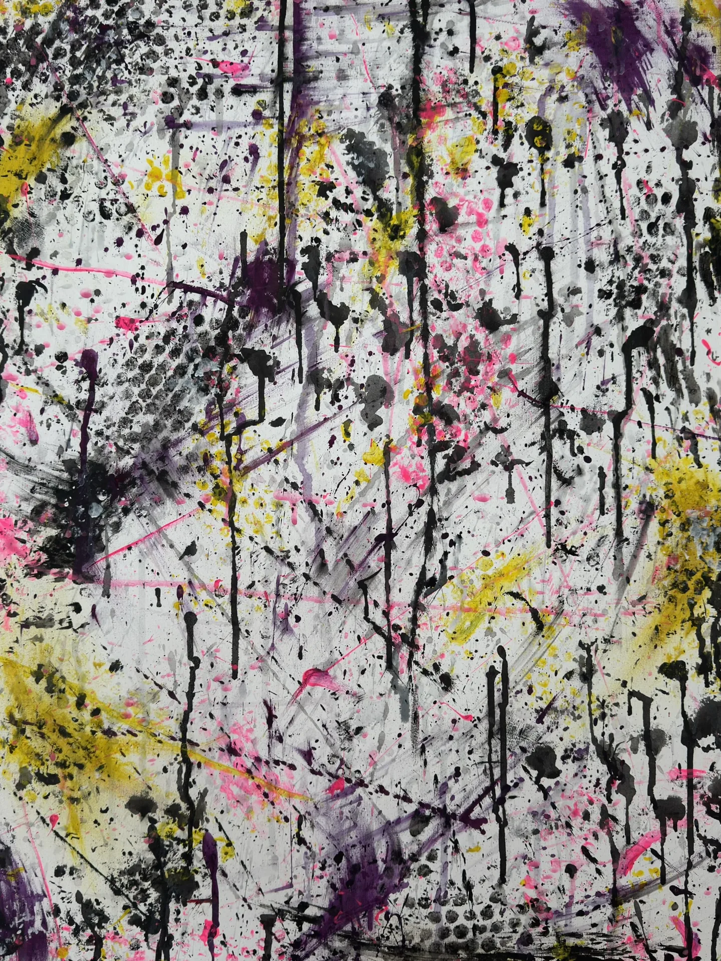 Abst.01 – Dark Abstract Neo-Expressionist Painting