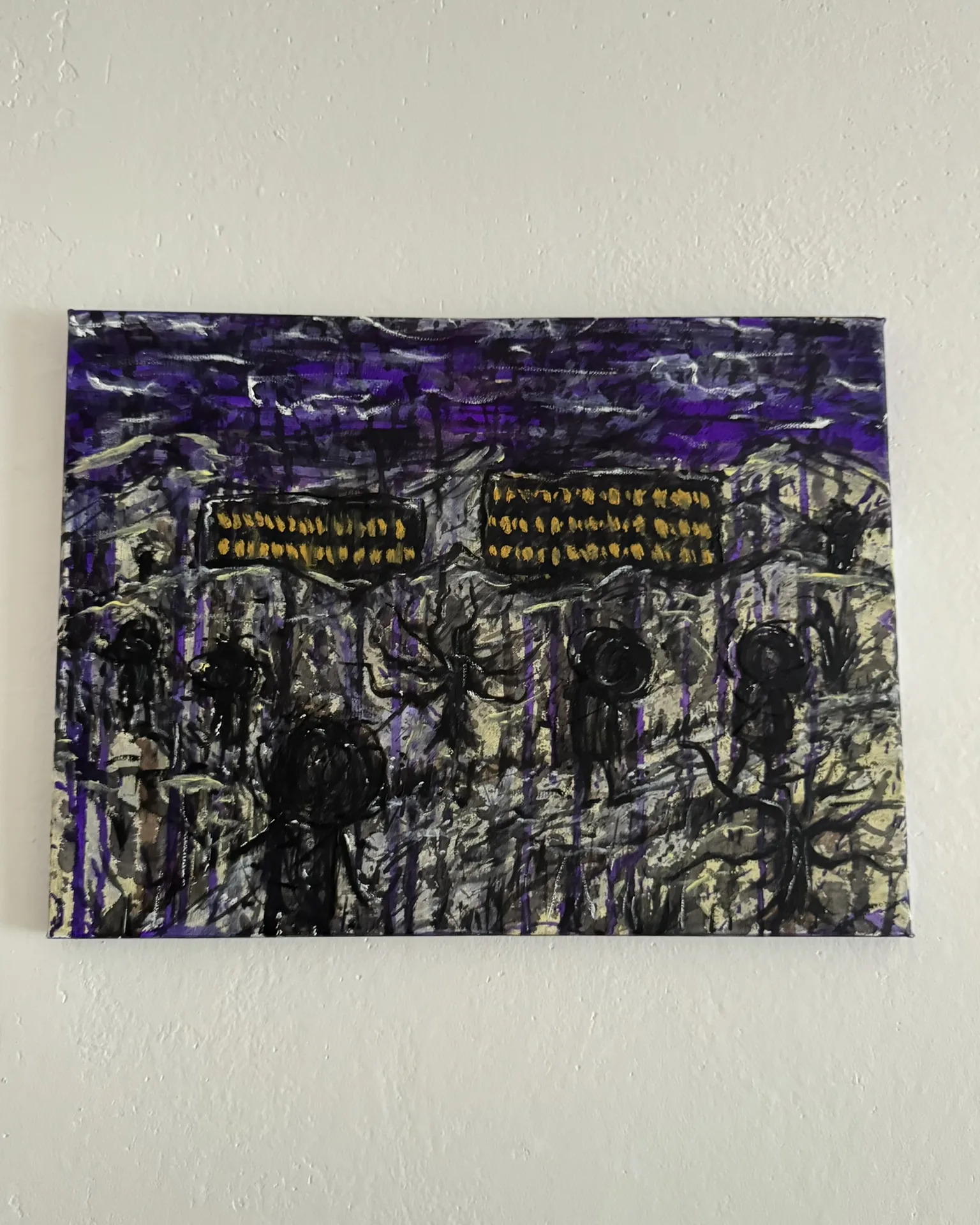 Decision – Desolate Landscape Neo-Expressionist Painting