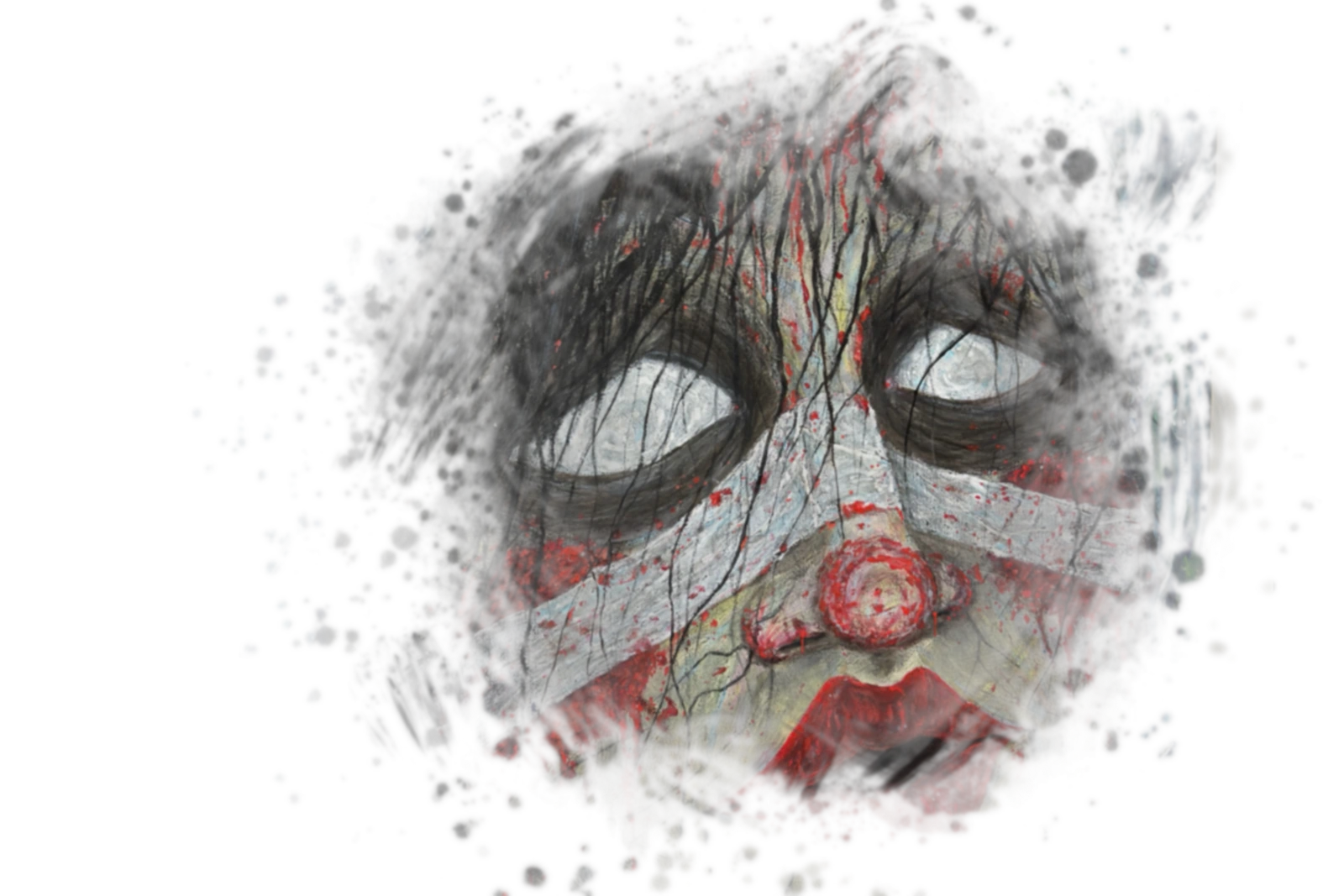 Original dark art painting by Matěj Pekárna – TSUMETAI studio